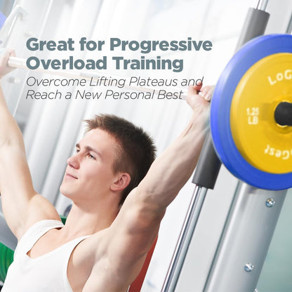 Pair Olympic Plates - Barbell Weights Set of 2 Weight Plates for Olympic Bars Perfect for Strength Training Plates Exercise Balance Available in 2.5LB 5LB 10LB Weight Plate